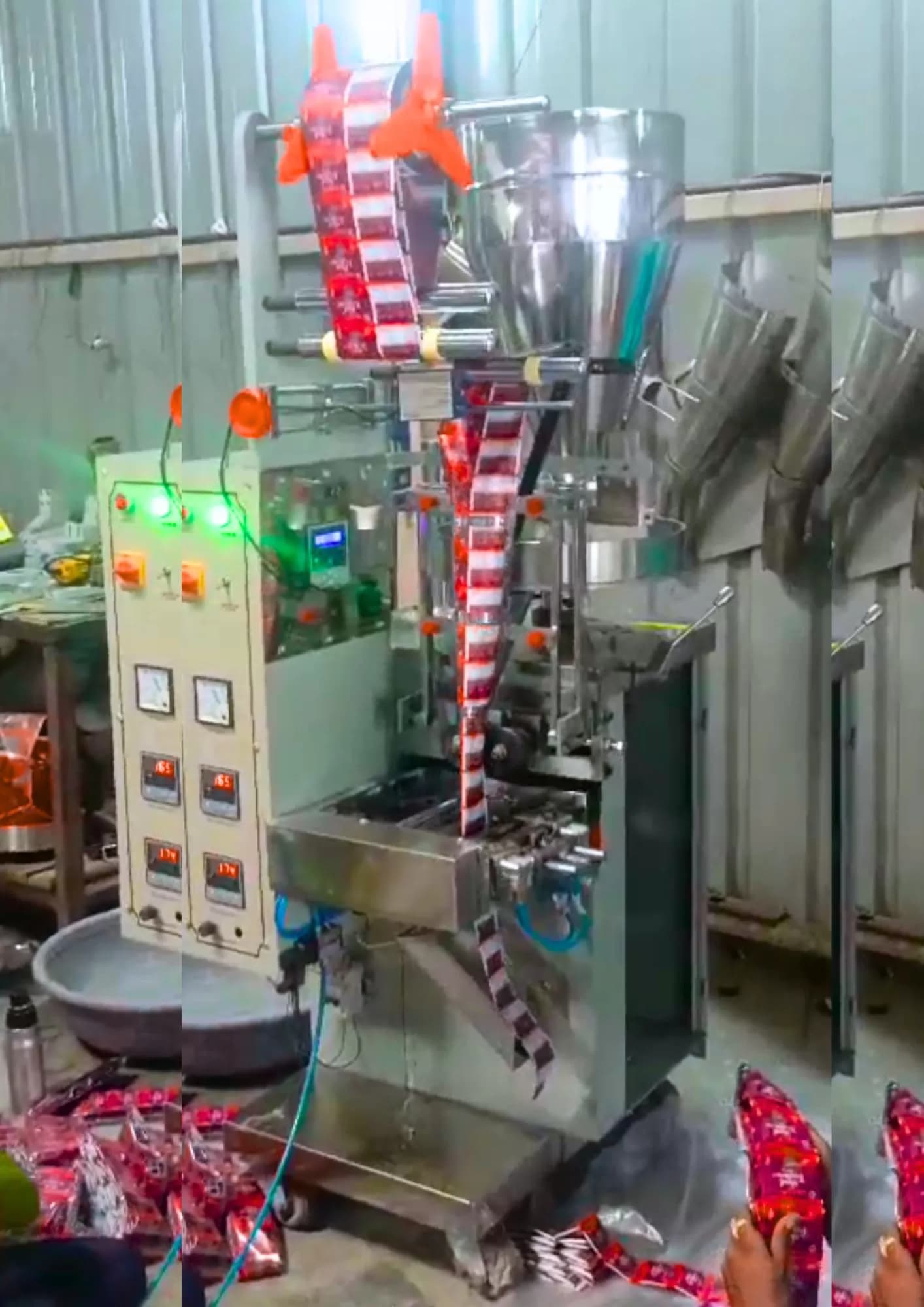 Automatic Powder Pouch Packaging Machine